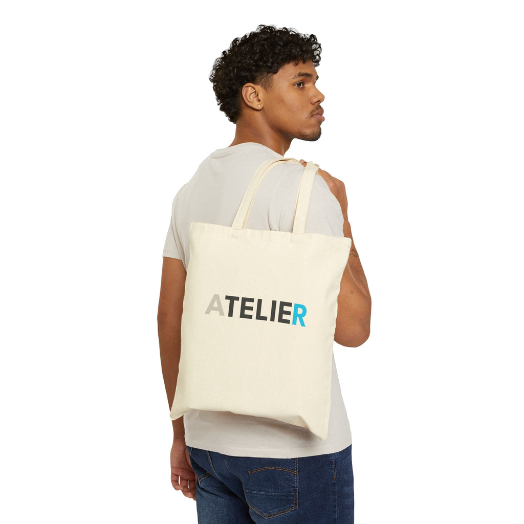 ATELIER Minimalist Cotton Shopping Tote Bag