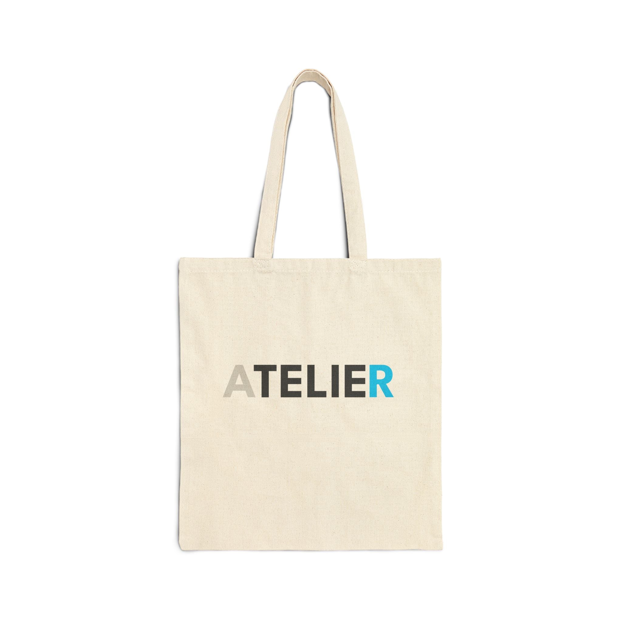 ATELIER Minimalist Cotton Shopping Tote Bag