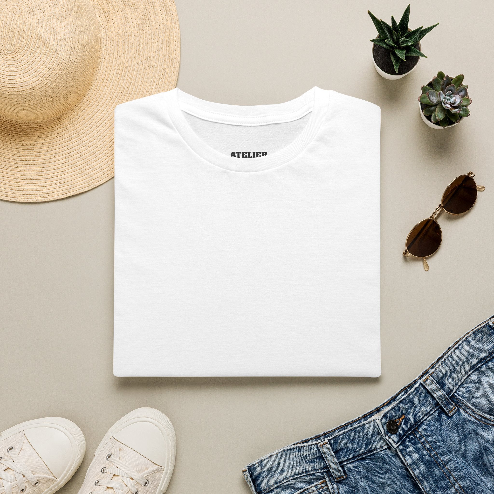 ATELIER t-shirt - No design UNISEX